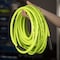 Flexzilla Air Hose, 3/8in x 25ft, 1/4in MNPT Fittings, ZillaGreen HFZ3825YW2-E - alternate 4
